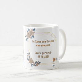 Elegante y Personalizada para Celebrar su boda Kaffemugg