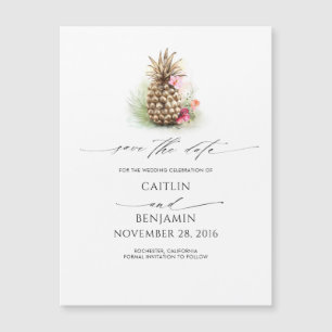 Eleganten Ananas guld Spara datum för Ananas