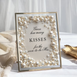 Eleganten anger hur många Kisses-Möhippor som spel Poster