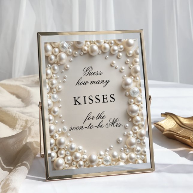 Eleganten anger hur många Kisses-Möhippor som spel Poster (Skapare uppladdad)