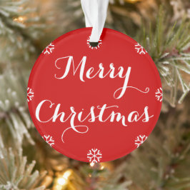 Eleganten Anpassat namn skript God jul Red