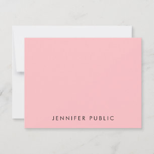 Eleganten anpassningsbar Sleek Template Monogram Anteckningskort
