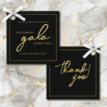 Eleganten Black Guld,  Gala Event Charity Fundrais