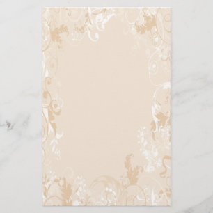 Eleganten bläddrar brevpapper