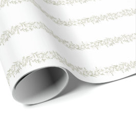 eleganten botaniskt löv i julklapp presentpapper