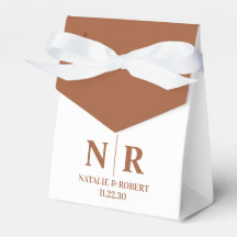 Eleganten Bröllop Monogram Bride and Groom Initial