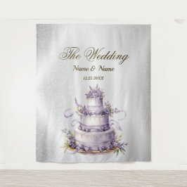 Eleganten bröllopsfest Silver Glitter Gnistra