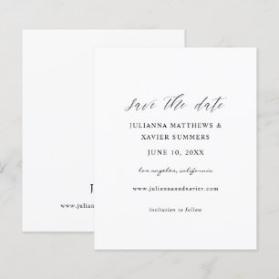 Eleganten Budget Black & White Spara datum