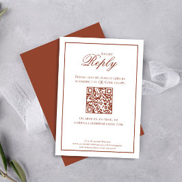 Eleganten Burgundy Calligraphy OSA Kort