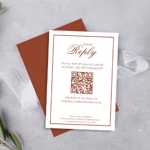 Eleganten Burgundy Calligraphy OSA Kort