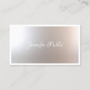 Eleganten Calligraphy Script Beauty Salon Template Visitkort