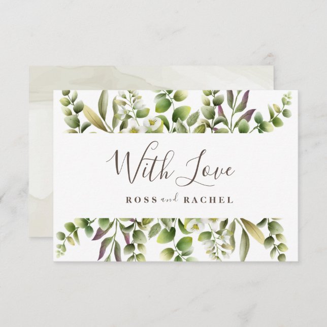 Eleganten Eucalyptus Greenery (Fram/baksida)