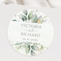 Eleganten Eucalyptus Greenery Guld Löv