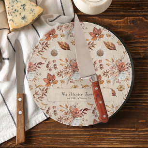 Eleganten Fall blommigt - återställ namn personlig