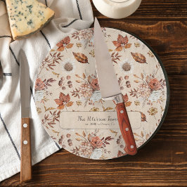 Eleganten Fall blommigt - återställ namn personlig