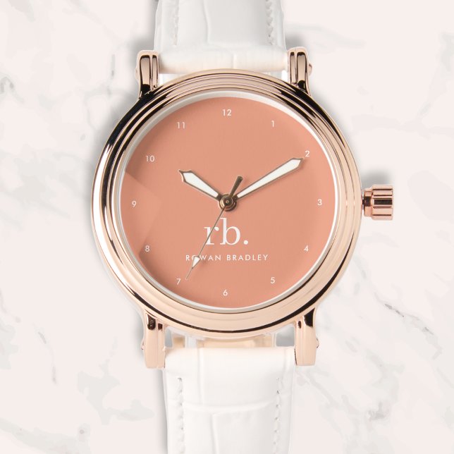Eleganten Feminine Minimalist, femininin, koral,  Armbandsur (Skapare uppladdad)