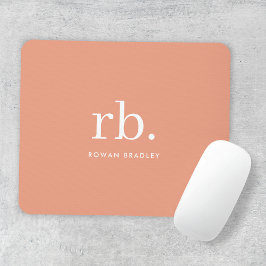 Eleganten Femininminimalistisk monogram koral Pers Musmatta