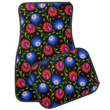 Eleganten Fet färglöst mexikanskt Stil-Blommönster