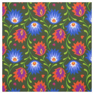 Eleganten Fet färglöst mexikanskt Stil-Blommönster Tyg