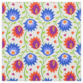 Eleganten Fet färglöst mexikanskt Stil-Blommönster Tyg