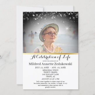 Eleganten Firande i Life Inbjudningar