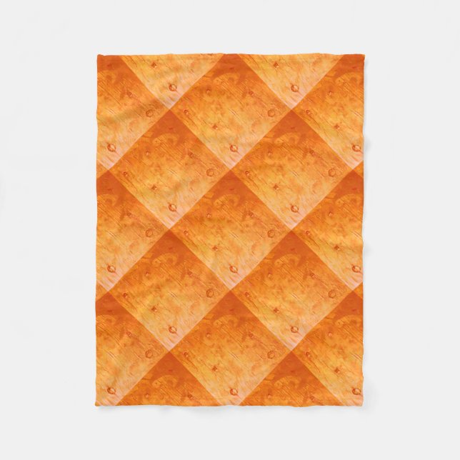 Eleganten Fleece Blanket Chic  Copper Toned Art (Framsidan)