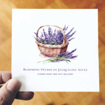 Eleganten Florist Watercolor Lavender