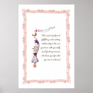 Eleganten för de viktigaste relationerna poster