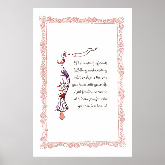 Eleganten för de viktigaste relationerna poster (Framsidan)