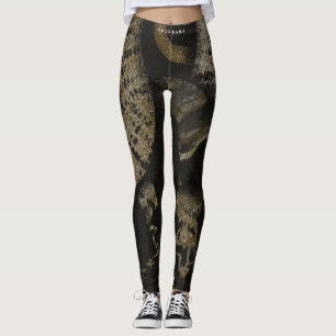 Eleganten för eget namn Medusa Snakes Luxury Art Leggings