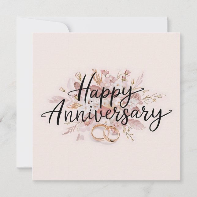 Eleganten för lycklig-årsdagar julkort (Framsida)