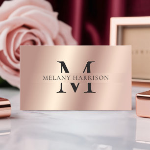 Eleganten för metallisk eldningsolja i Ro Visitkort