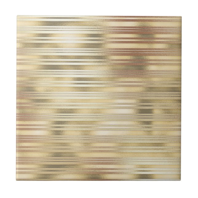 eleganten för shimmer-folie av Guld-rand Kakelplatta (Framsidan)