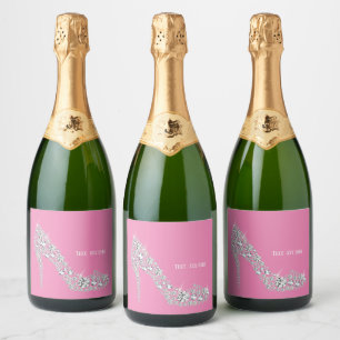 eleganten glitter i diamant högklackar