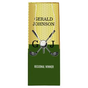 Eleganten Golf Monogram Large Gift med minimal Anp