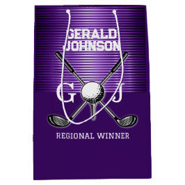 Eleganten Golf Monogram Large Gift med minimal Anp