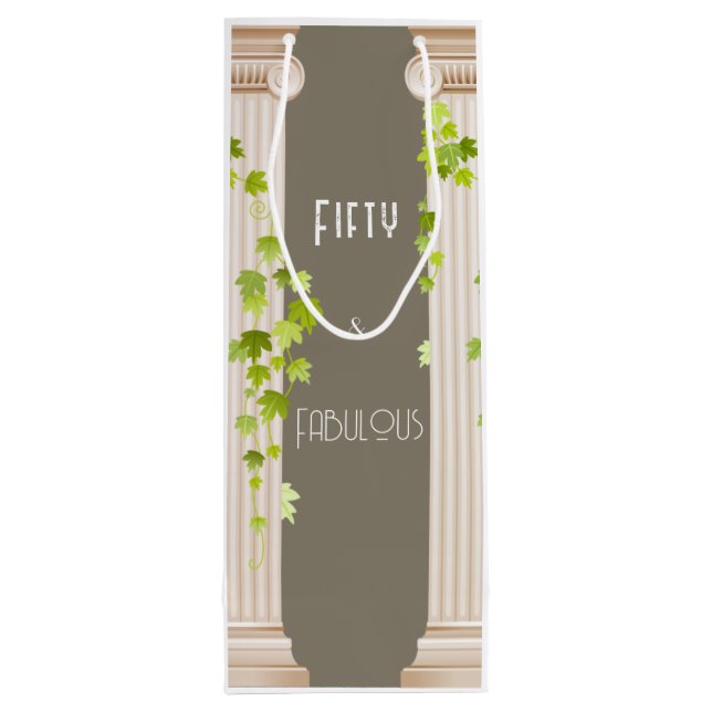 Eleganten Grekiska teme Brown (Baksidan)