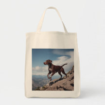 Eleganten GroceryTote Bag för tyska kortstolpar