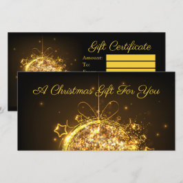 Eleganten guld glitter vid jul
