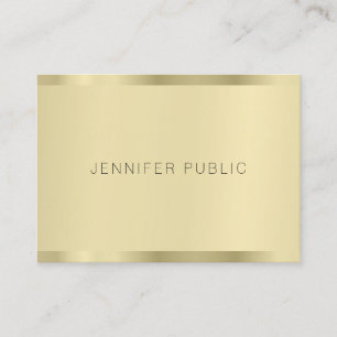 Eleganten Guld Modern Minimalist Template är enkel Visitkort