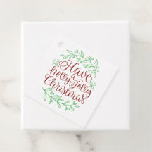 Eleganten har en Holly Jolly-julklapp