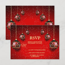 Eleganten Helgdagarna Jul Party Golden Red Winter 