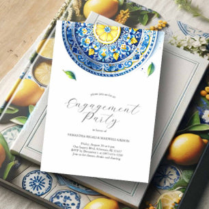 Eleganten Inbjudningar till förlovning Alfresco Te