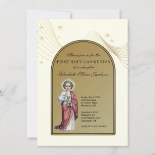 Eleganten Jesus i första Heligan Inbjudningar