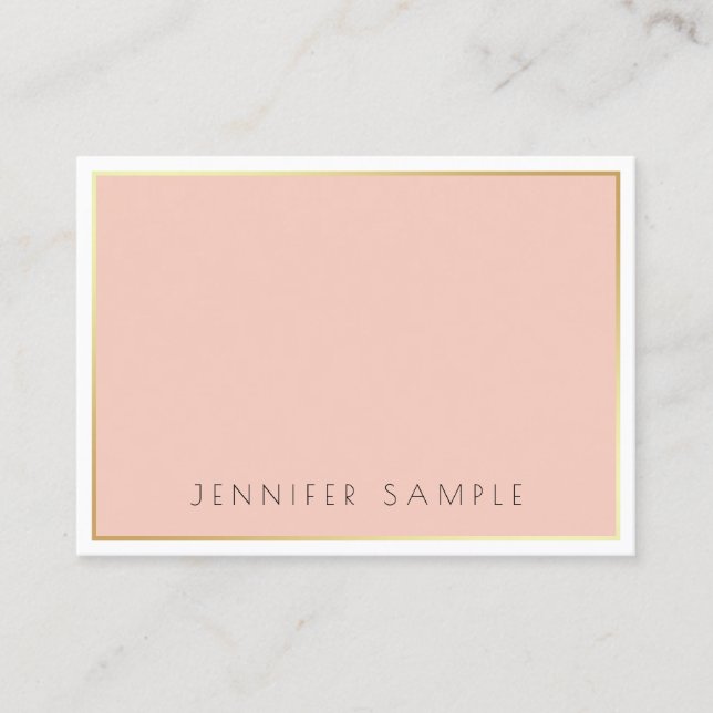 Eleganten Kreativ Design Enkel Professionell Moder Visitkort (Framsida)