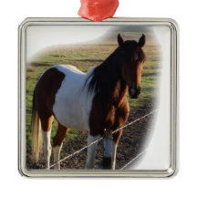 Eleganten kvadrerar metallprydnaden