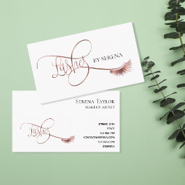 Eleganten Lash Beauty Makeup Girl Lash Extension Visitkort