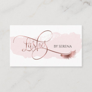Eleganten Lash Beauty Makeup Girl Lash Extension Visitkort