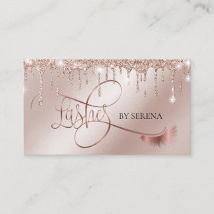 Eleganten Lash Beauty Makeup Girl Lash Extension Visitkort