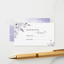 Eleganten Lilac blommor duschar hur m Tilläggskort